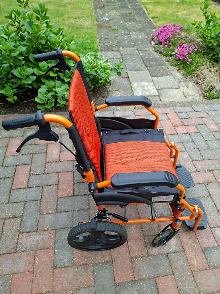 Rolstoel piramide 46, Diversen, Rolstoelen, Ophalen, Inklapbaar, Zo goed als nieuw, Duwrolstoel