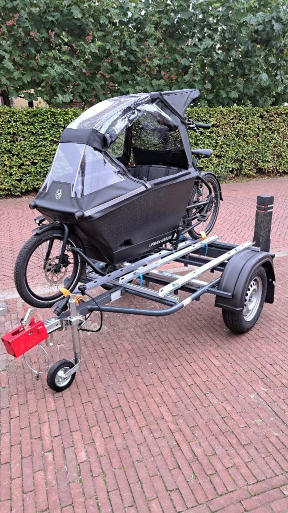 Bakfietsaanhanger te huur – Neem je bakfiets mee op vakantie, Ophalen, Nieuw