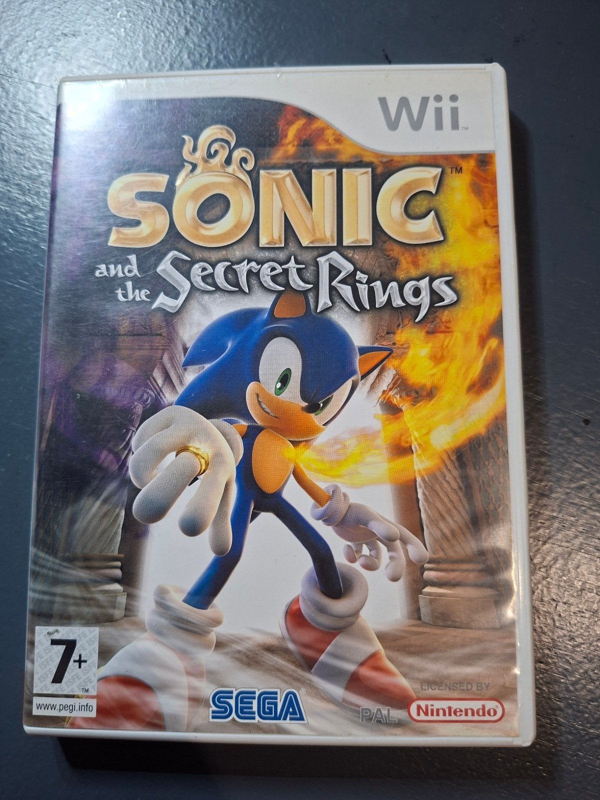 Sonic and the Secret Rings - Wii (Gebruikt), Gebruikt, 1 speler, Ophalen of Verzenden, Platform