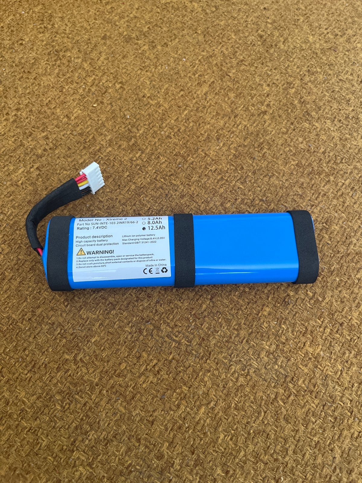 Nieuwe accu voor JBL Xtreme 2 - 7.4V 5.2Ah/8.0Ah, Ophalen, Nieuw, Oplaadbaar