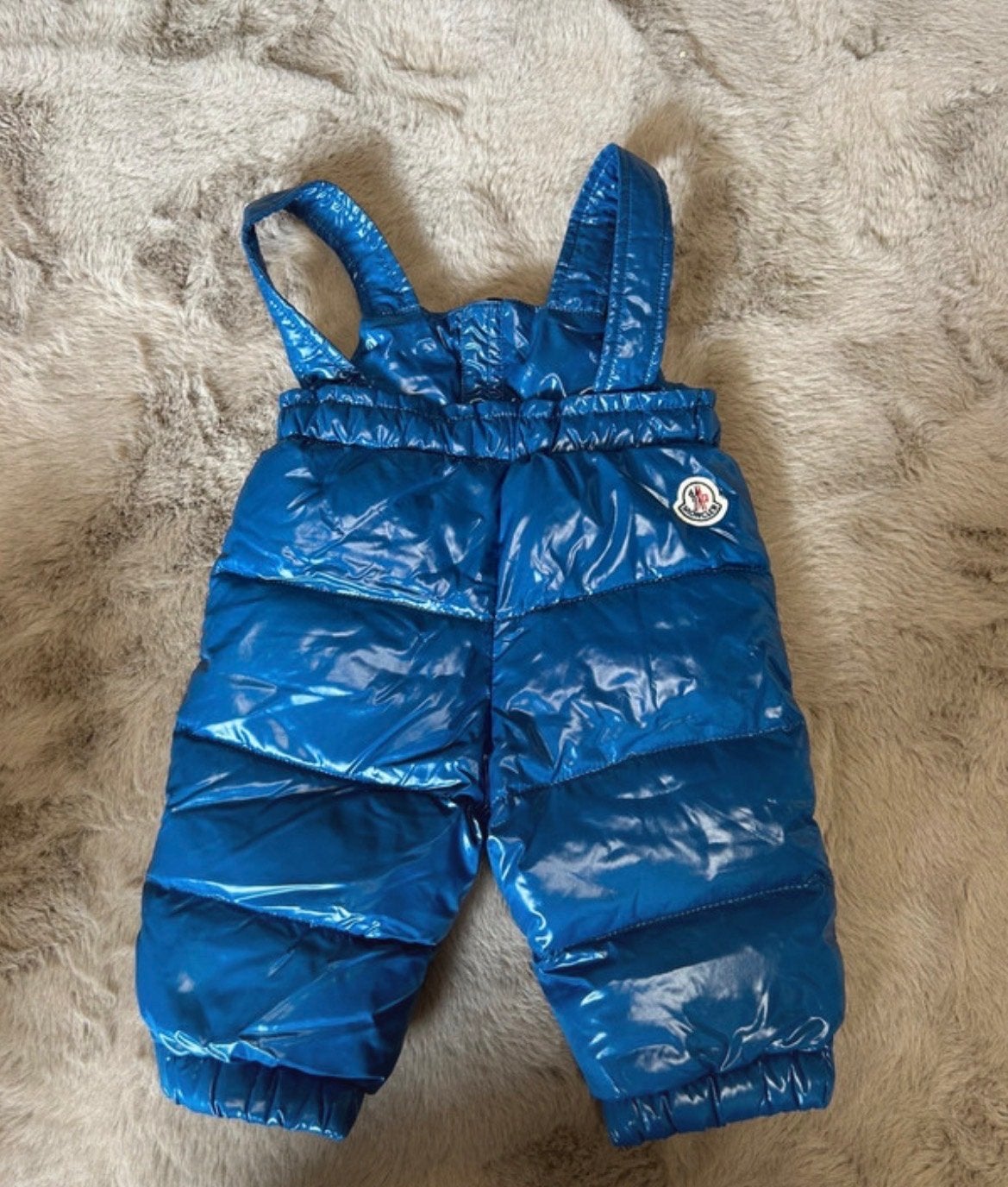 Moncler baby skibroek / salopette blauw - Nieuw met kaartjes, Kinderen en Baby's, Ophalen of Verzenden, Nieuw, Jongetje of Meisje