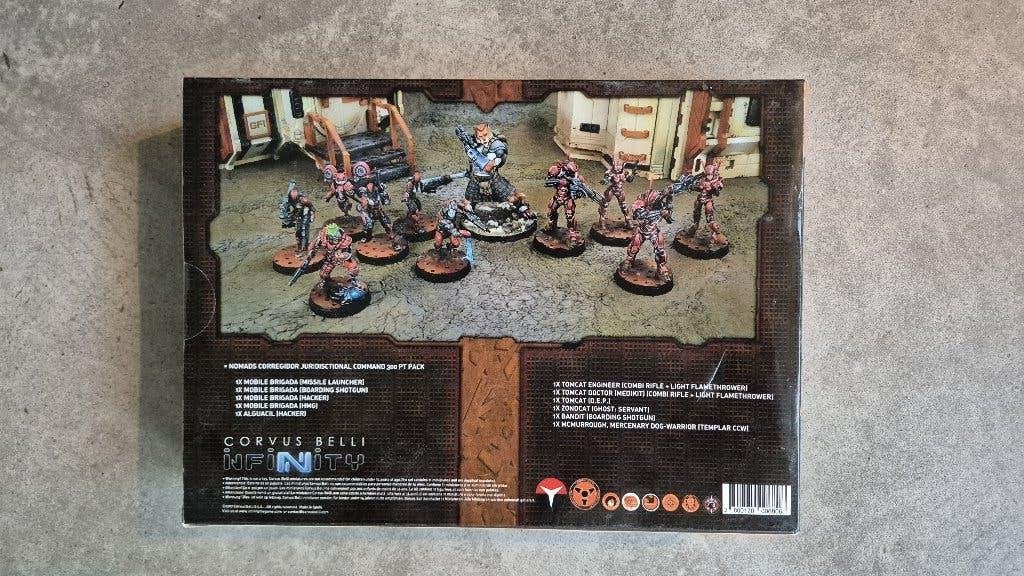 Corvus Belli Infinity Corregidor Jurisdictional Command Pack, Ophalen of Verzenden, Zo goed als nieuw, Overige soorten, Figuurtje(s)