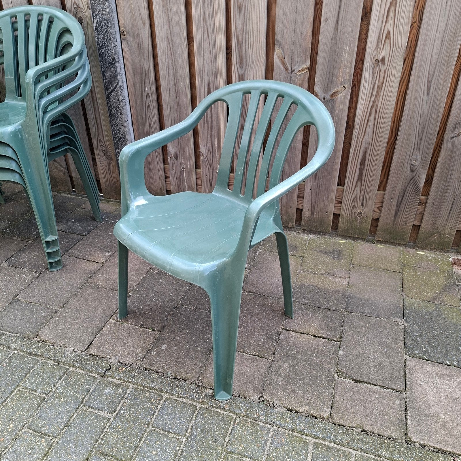 Gratis tuinstoelen, Tuin en Terras, Ophalen, Gebruikt, Kunststof