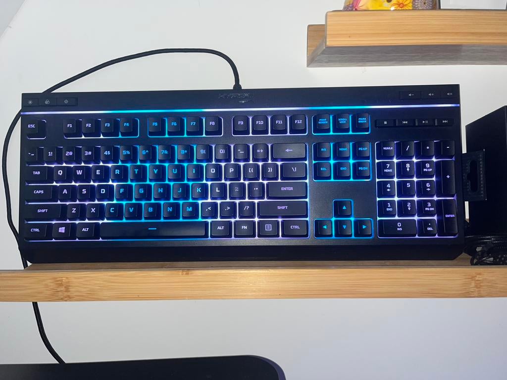 HyperX alloy core RGB gaming keyboard, Ophalen, Gaming toetsenbord, Zo goed als nieuw, Qwerty
