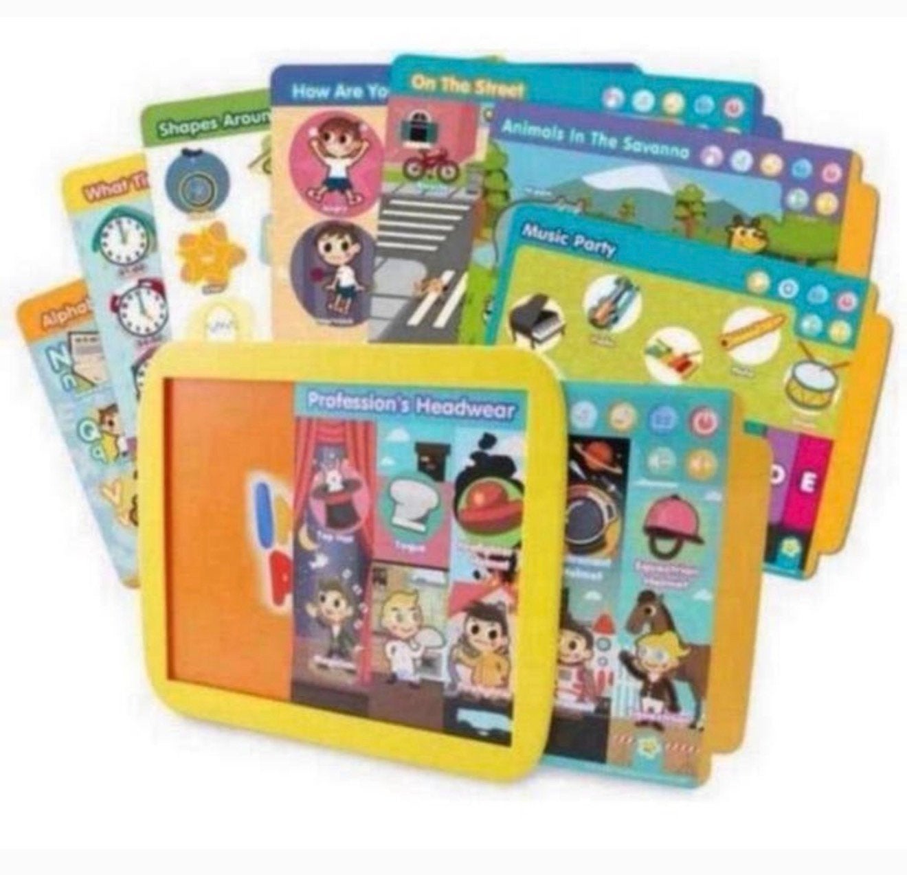 Educatief tablet speelgoed 2-6 jaar alfabet cijfers vormen, Nieuw, Ophalen of Verzenden, H, H