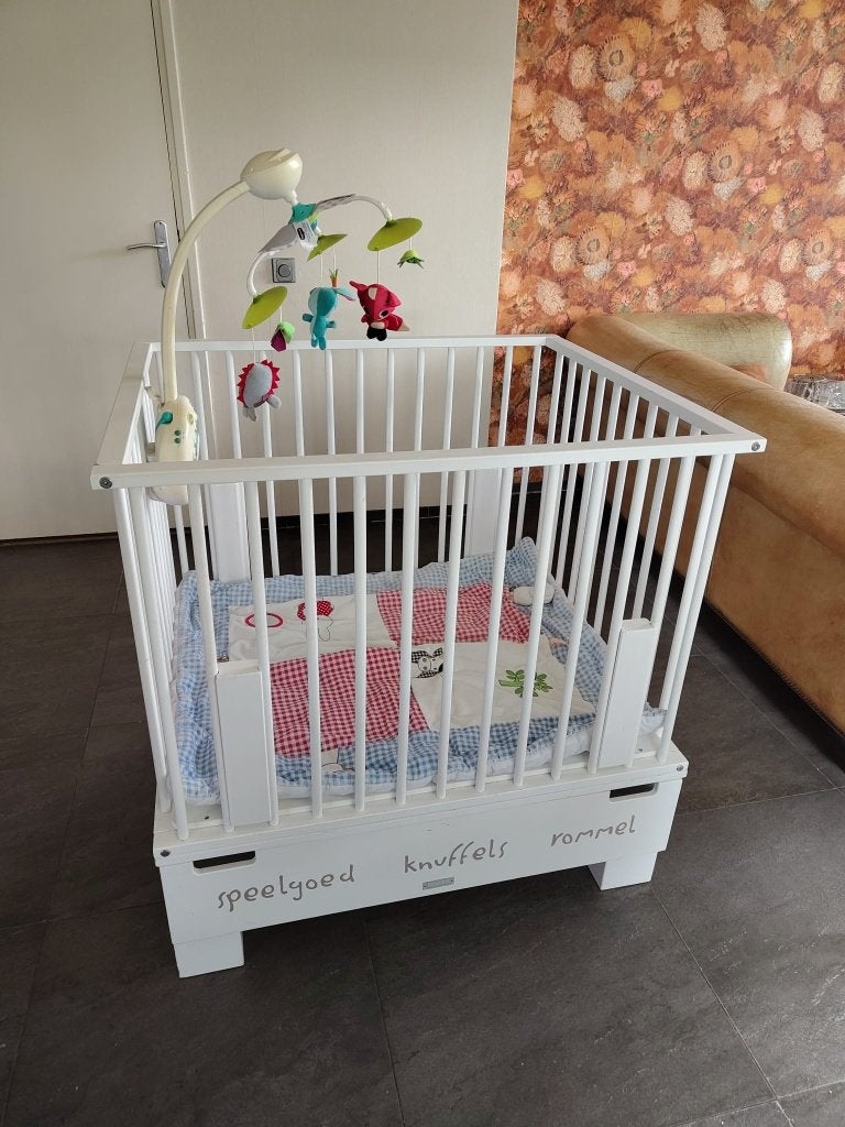 Box met lade Bopita, Kinderen en Baby's, Boxen, Ophalen, Gebruikt, Vierkant, In hoogte verstelbaar
