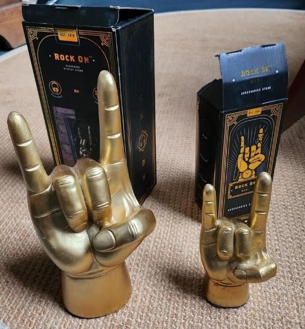 Rock-on hand, koptelefoon & accesoirehouder, Verzenden, Nieuw, Goud