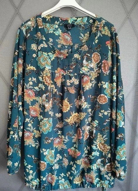 NIEUW pracht groen tinten tuniek merk Yesta maat 54/56, Verzenden, Blouse of Tuniek, Groen, Nieuw
