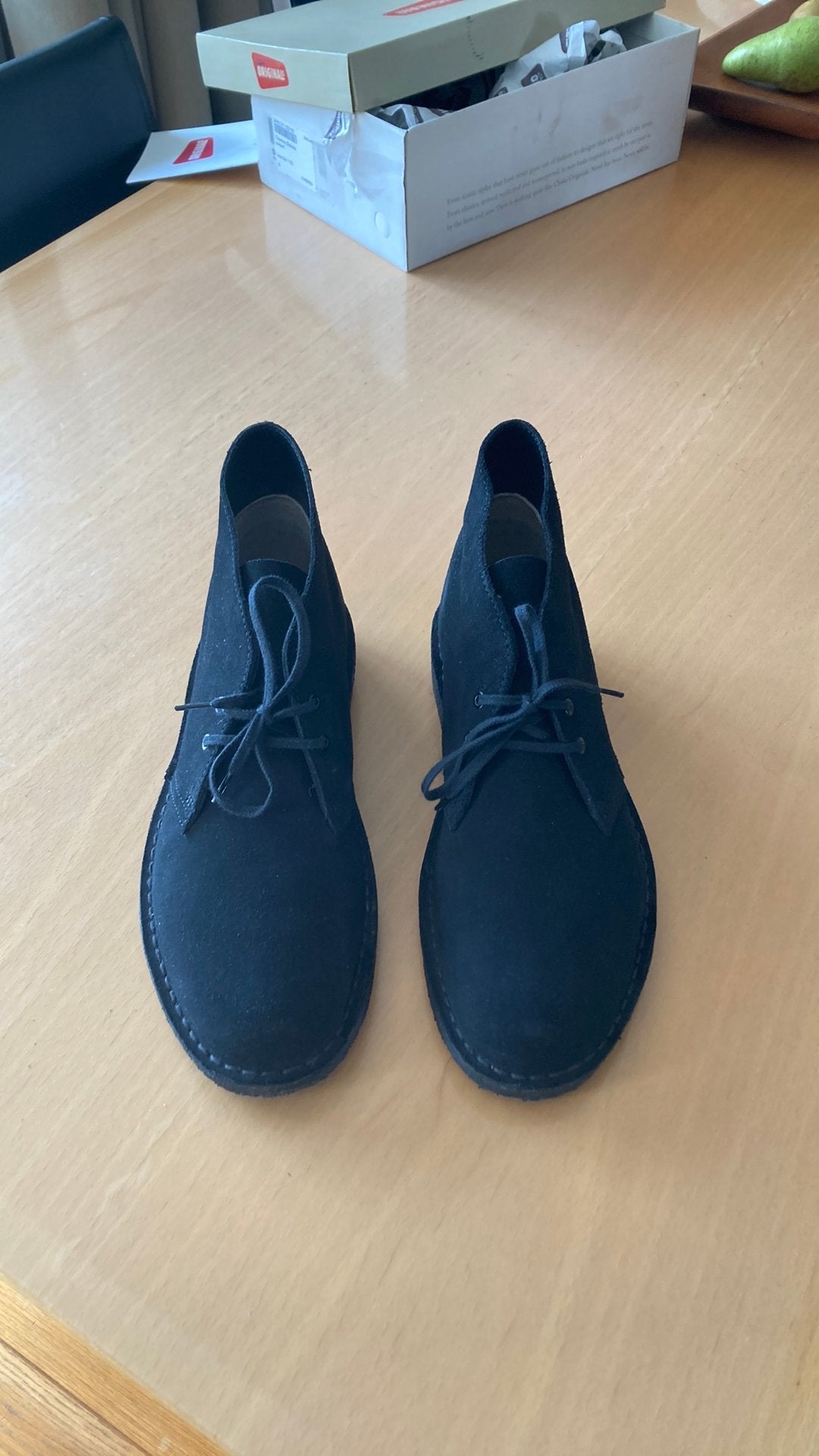 Clarks desert boots mt 41, Zwart, Boots, Ophalen of Verzenden, Zo goed als nieuw