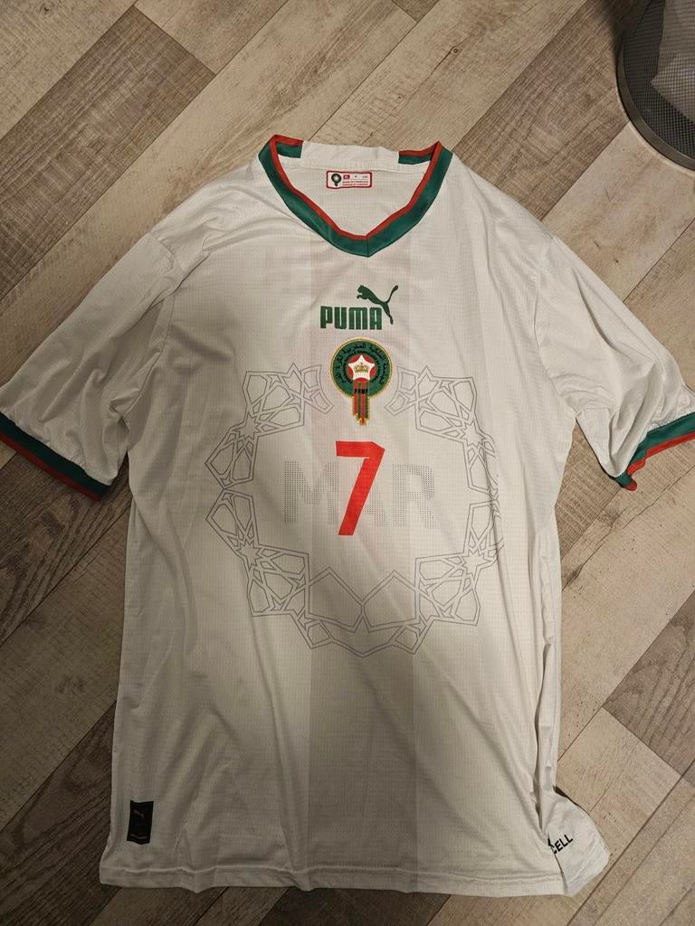 Marokko voetbal shirt ziyech origineel, Sport en Fitness, Voetbal, Ophalen of Verzenden, Zo goed als nieuw, Shirt