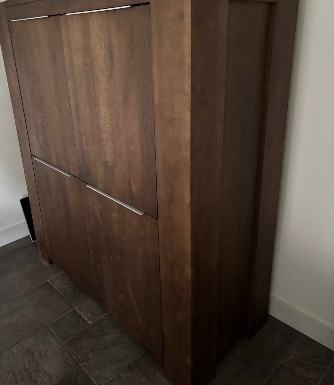 Zwaar eiken kast, Ophalen, 70 tot 120 cm, 40 tot 80 cm, Eikenhout