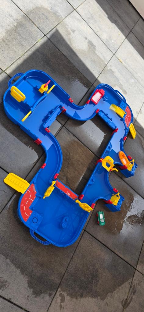 Aquaplay Megabridge waterbaan met accessoires, Ophalen, Gebruikt