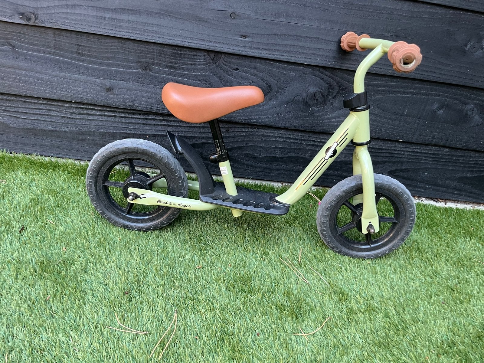 Bandits and Angels loopfiets - Groen, Ophalen, Gebruikt, Minder dan 16 inch