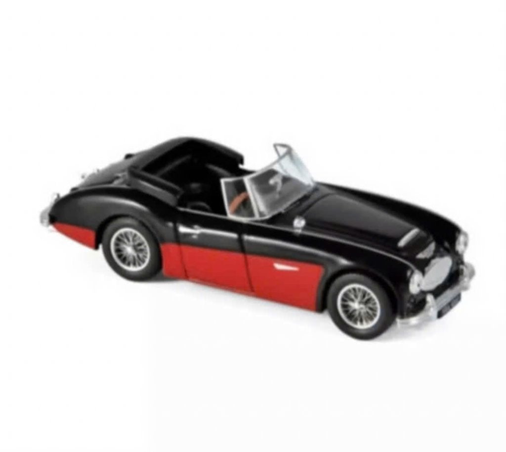 Austin Healey 3000 MK3 '64 Zwart/Rood 1/43 NOREV ref: 070014, Verzenden, Nieuw, Auto, Norev