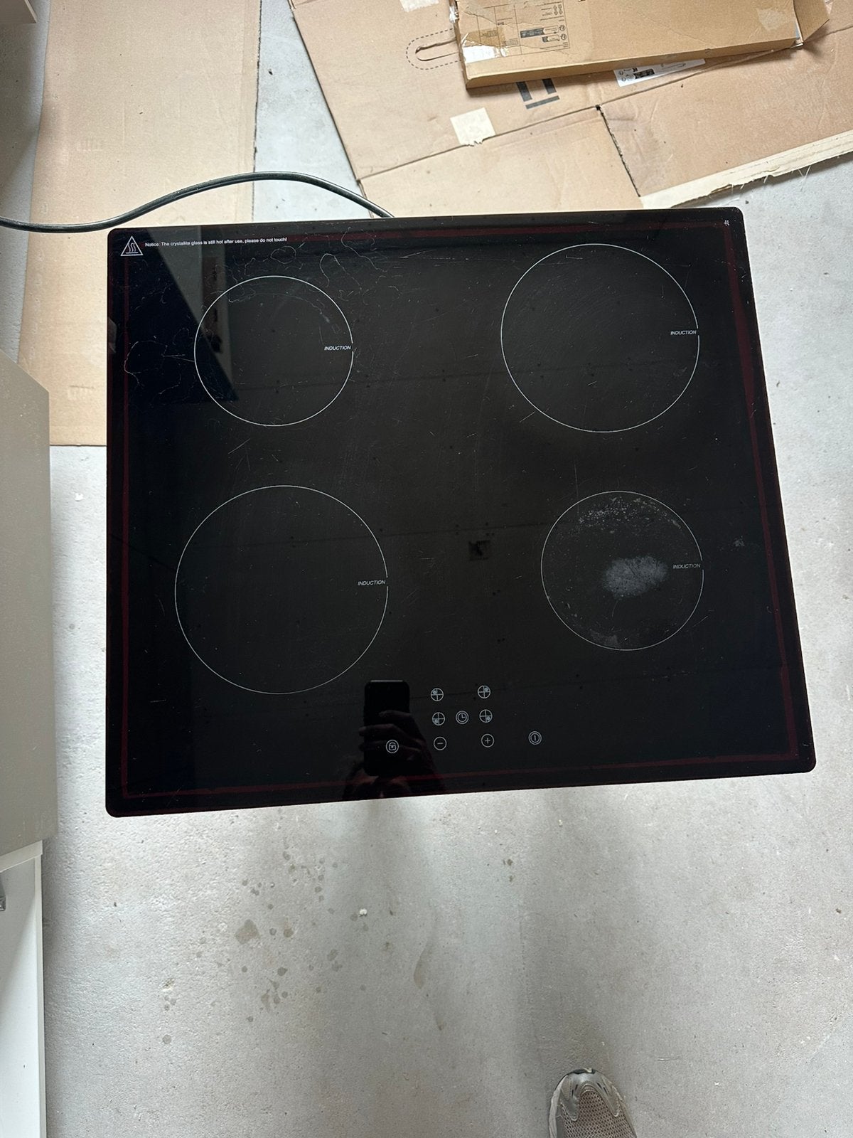 Exquisit EKI600-2 – Inbouw Inductiekookplaat, Ophalen, Gebruikt, 4 kookzones, Inbouw