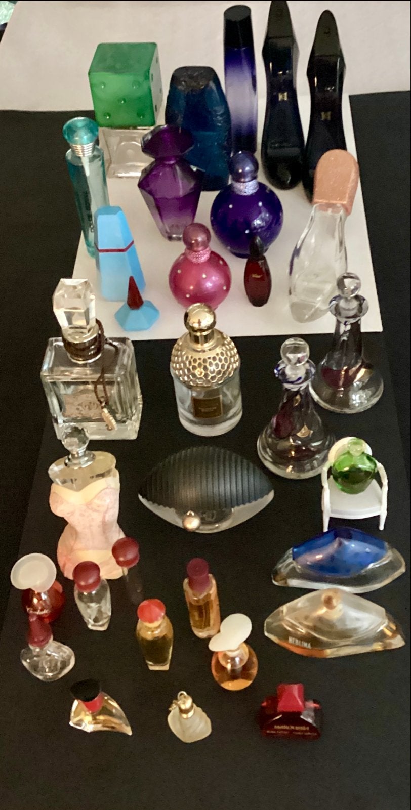 Collectie van diverse parfumflesjes - Vintage en modern., Ophalen of Verzenden, Gebruikt
