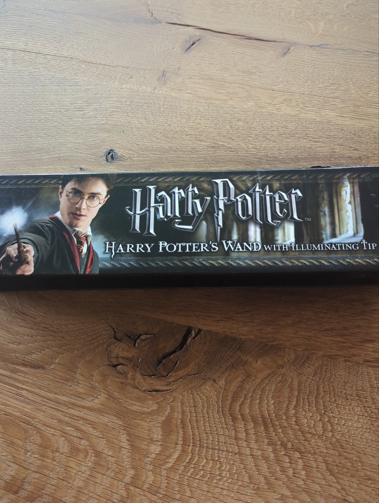 Harry Potter toverstaf met lichtgevende tip, Verzamelen, Harry Potter, Ophalen of Verzenden, Zo goed als nieuw, Replica