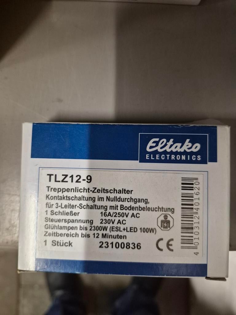 Eltako TLZ12-9 Trappenlicht-Zeitschalter trappnhuis automaat, Ophalen of Verzenden