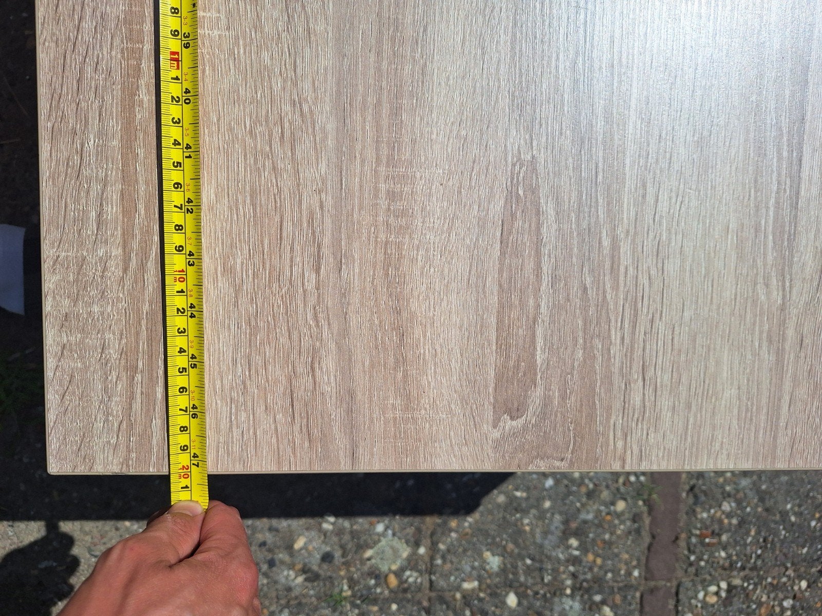 Gratis bijzettafel/salontafel, Ophalen, Gebruikt, Rechthoekig, 75 cm of meer