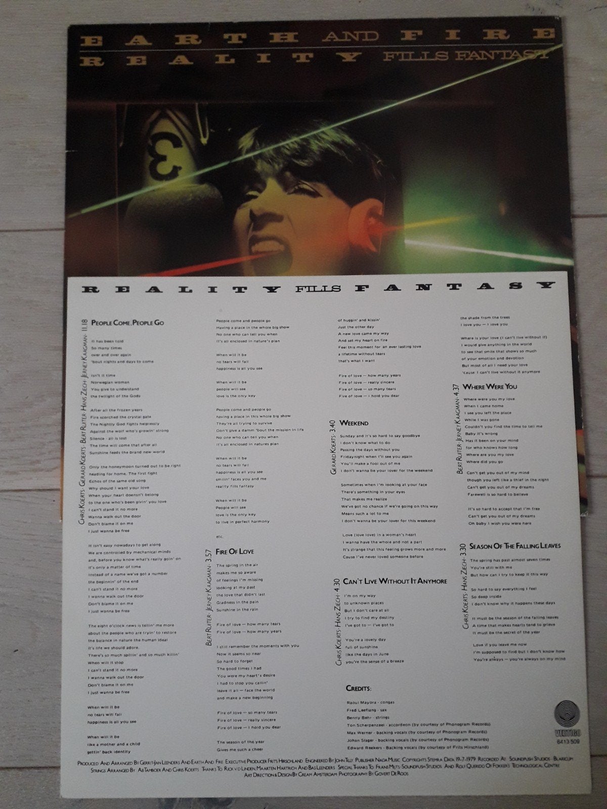 Earth and Fire (Jerney Kaagman) Reality fills Fantasy, Ophalen of Verzenden, LP