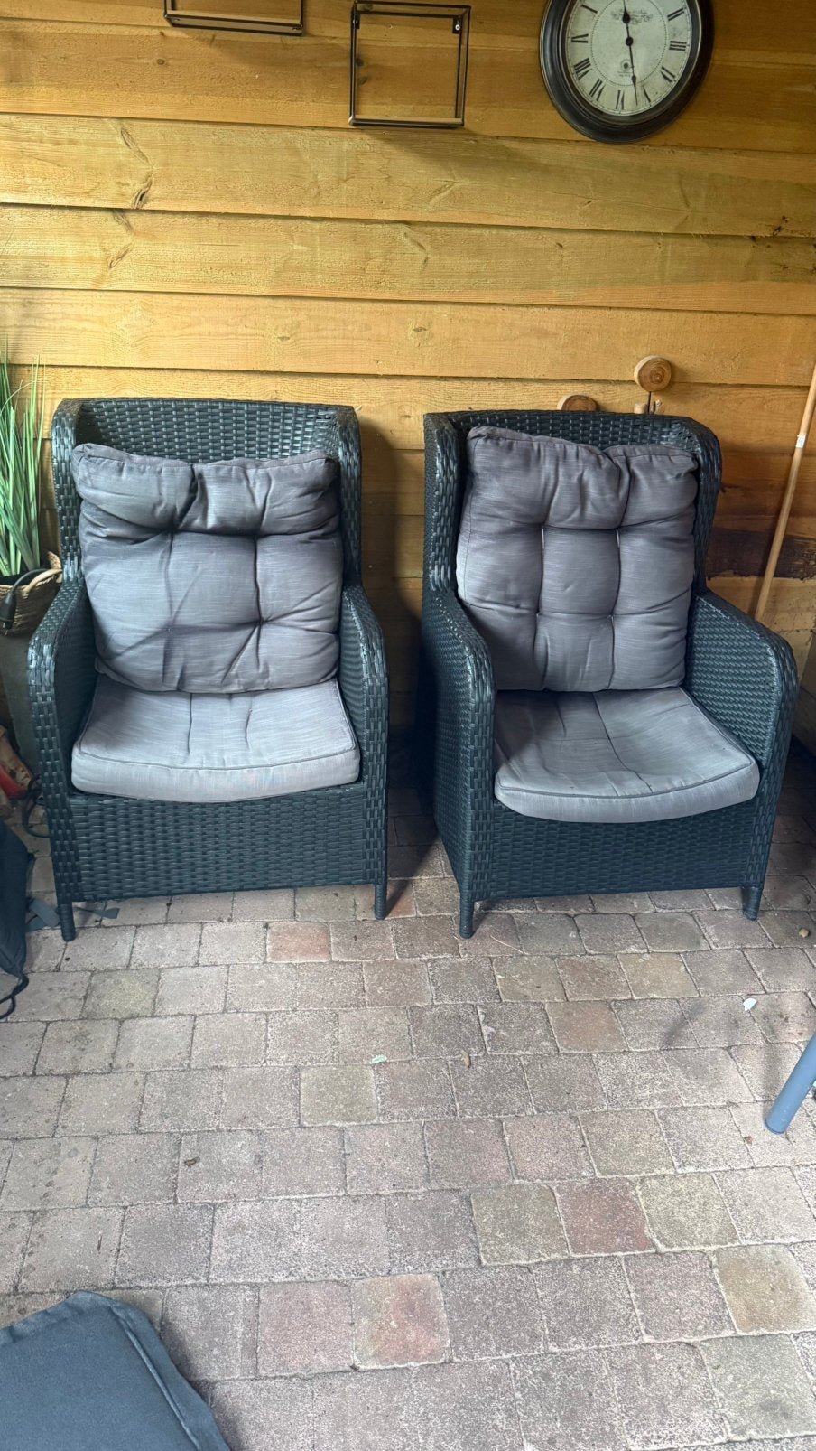 Gratis tuinstoelen, Tuin en Terras, Tuinsets en Loungesets, Ophalen, Zo goed als nieuw, Kunststof
