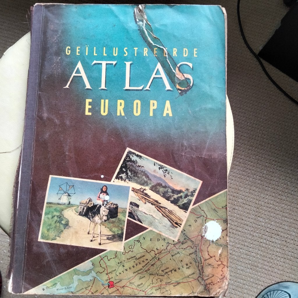 Atlas van Europa., Boeken, Gelezen, Overige atlassen, Planta, 1800 tot 2000