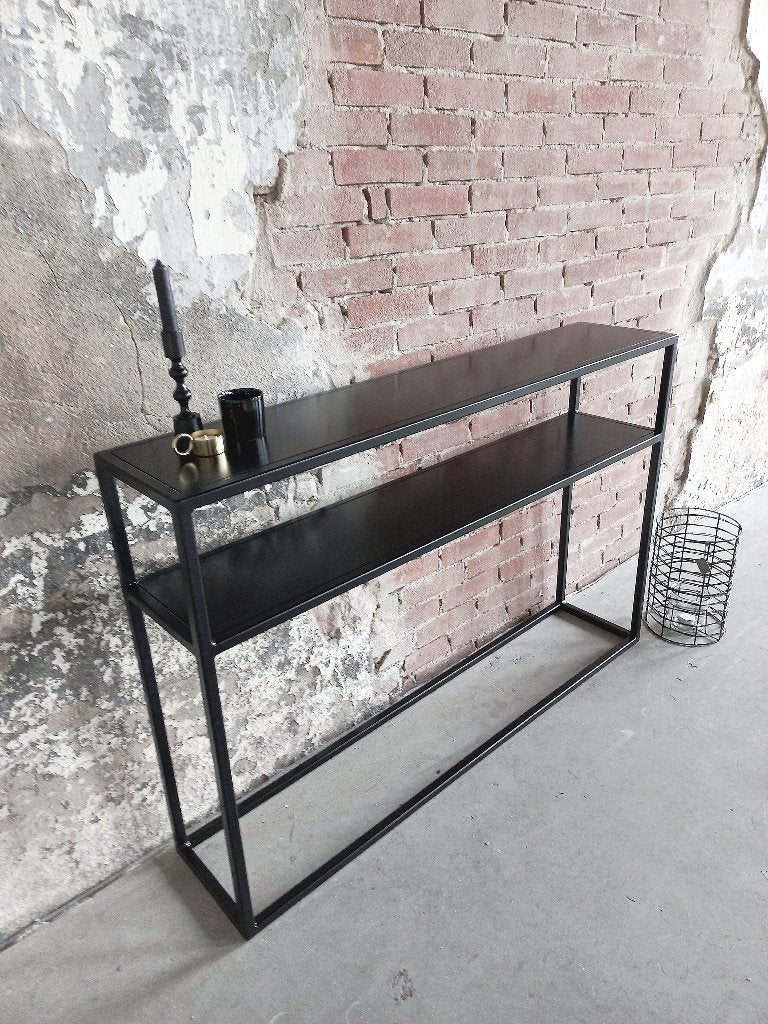 Op maat gemaakte stalen sidetable, Ophalen, 100 tot 150 cm, Onbekend, Nieuw