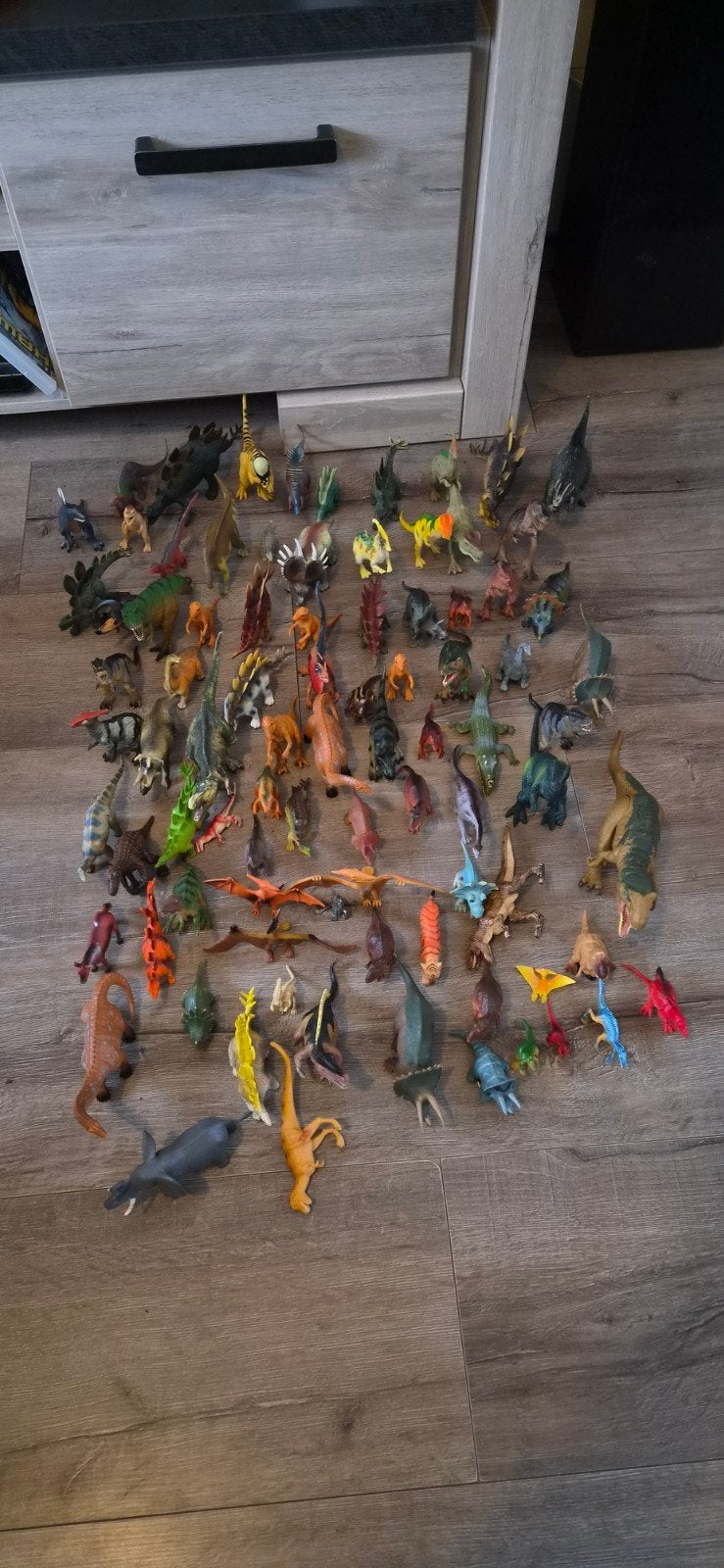 Grote collectie dinosaurus speelgoed en handpoppen, Ophalen of Verzenden, Gebruikt, Jongen of Meisje
