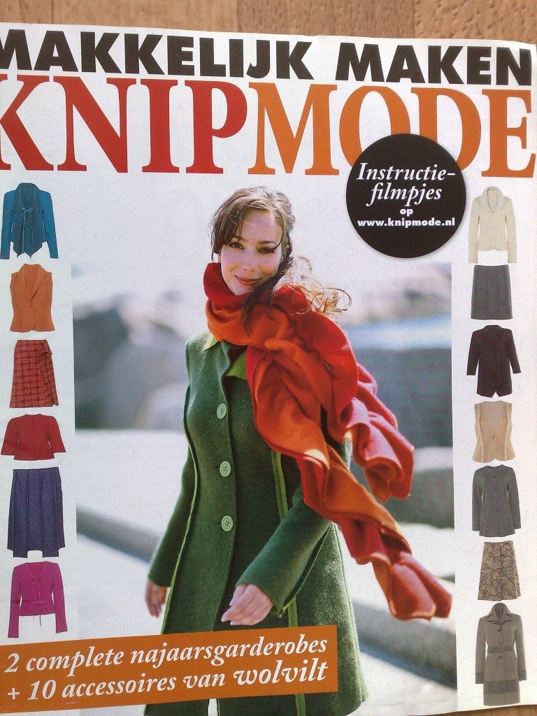 Knipmode bijlage makkelijk maken mode 10 / 2008, Hobby en Vrije tijd, Verzenden, Zo goed als nieuw, Vrouw, Knipmode