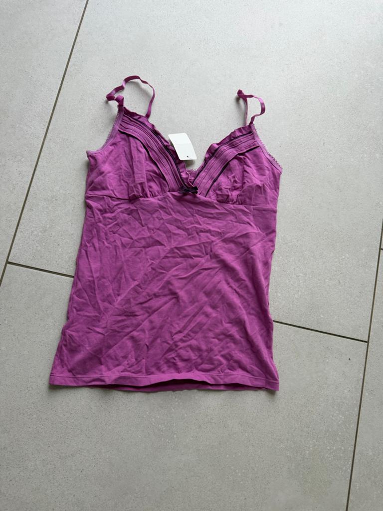 Hunkemöller paarse top maat S, nieuw met kaartje, Paars, Nieuw, Ophalen of Verzenden, Maat 36 (S)