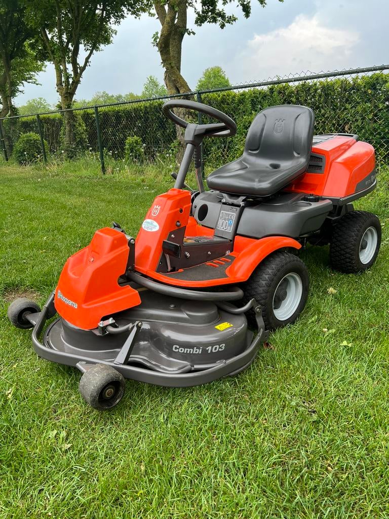 IZGS Husqvarna R175 zitmaaier hydrostaat, nieuw maaidek!, Tuin en Terras, Zitmaaiers, R175, Zweden, Ophalen of Verzenden, Husqvarna
