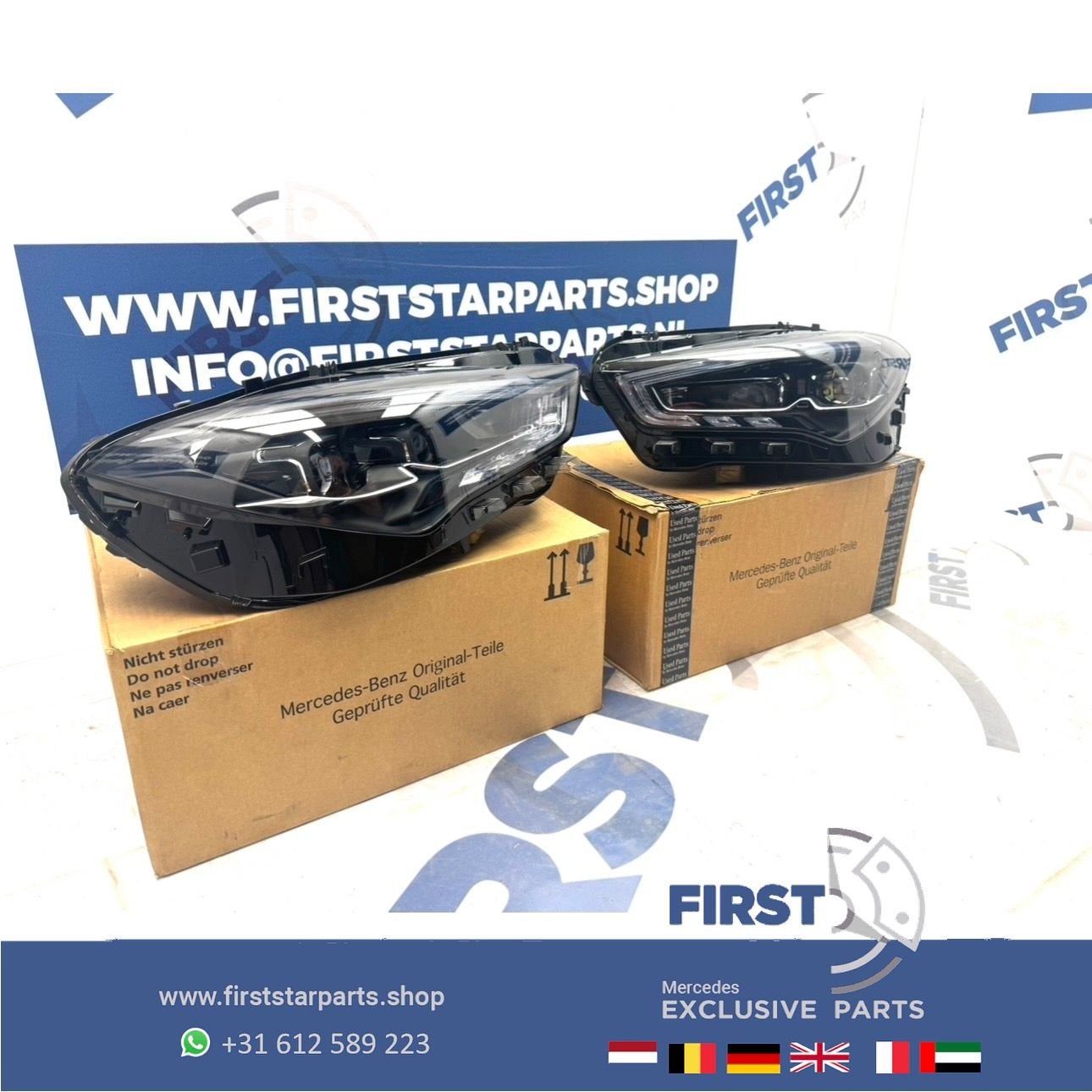 C118 W118 FACELIFT CLA LED MULTIBEAM KOPLAMPEN Mercedes 2022