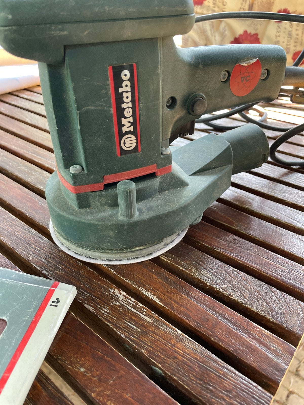 Metabo SX E 125 Excentrische Schuurmachine, Ophalen, Gebruikt, Minder dan 600 watt, Excentrische schuurmachine