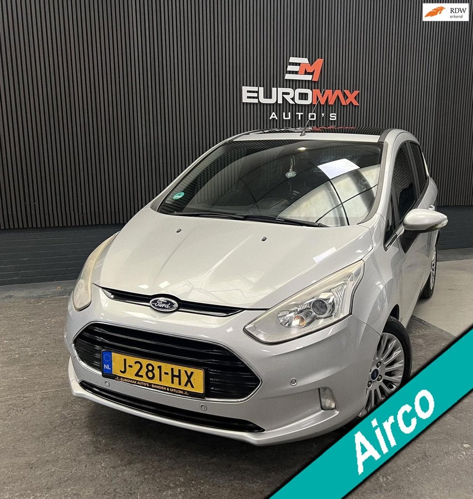 Ford B-Max 1.0 EcoBoost Titanium 2e eig - Distr verv - Airco, Auto's, Ford, Bedrijf, Te koop, B-Max, ABS, Airbags, Airconditioning
