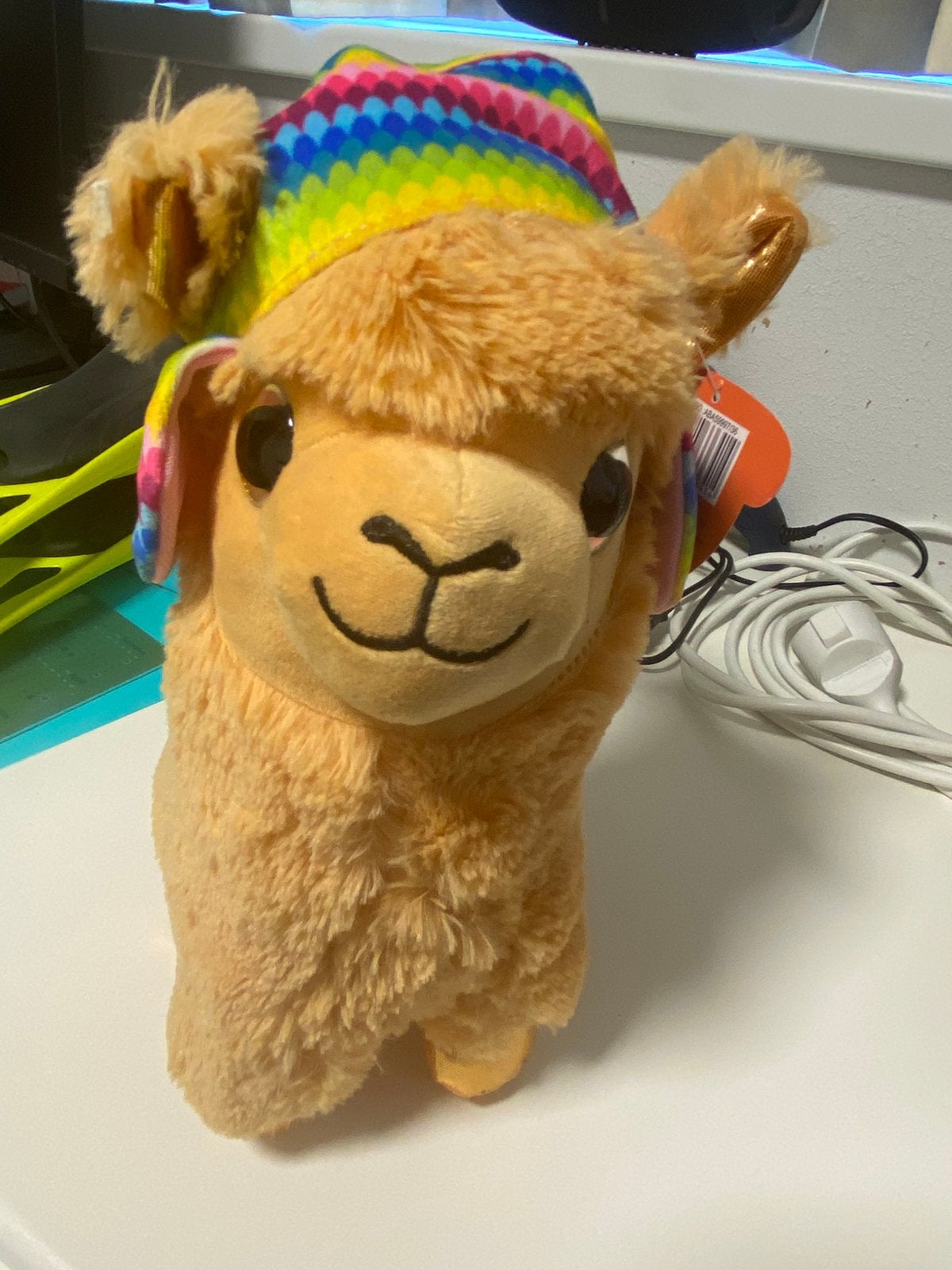Alpaca knuffel, Kinderen en Baby's, Speelgoed | Knuffels en Pluche, Ophalen of Verzenden, Zo goed als nieuw, Overige typen