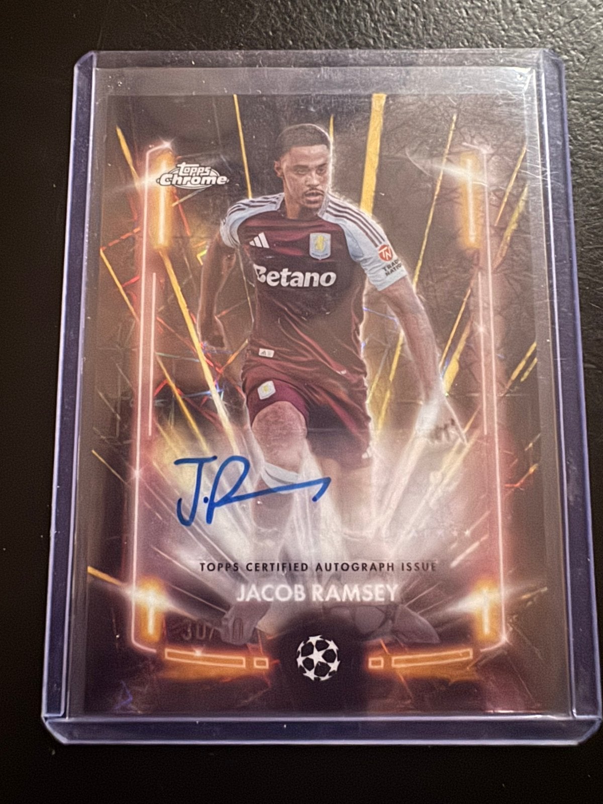 Jacob Ramsey Auto Topps Chrome Black Lazer, Ophalen of Verzenden, Zo goed als nieuw