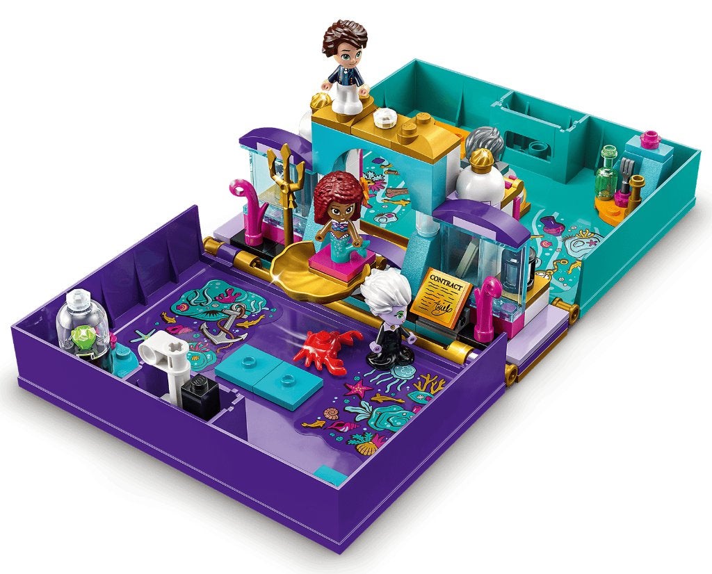 LEGO 43213 De Kleine Zeemeermin verhalenboek, Compleet, Lego, Ophalen of Verzenden, Zo goed als nieuw