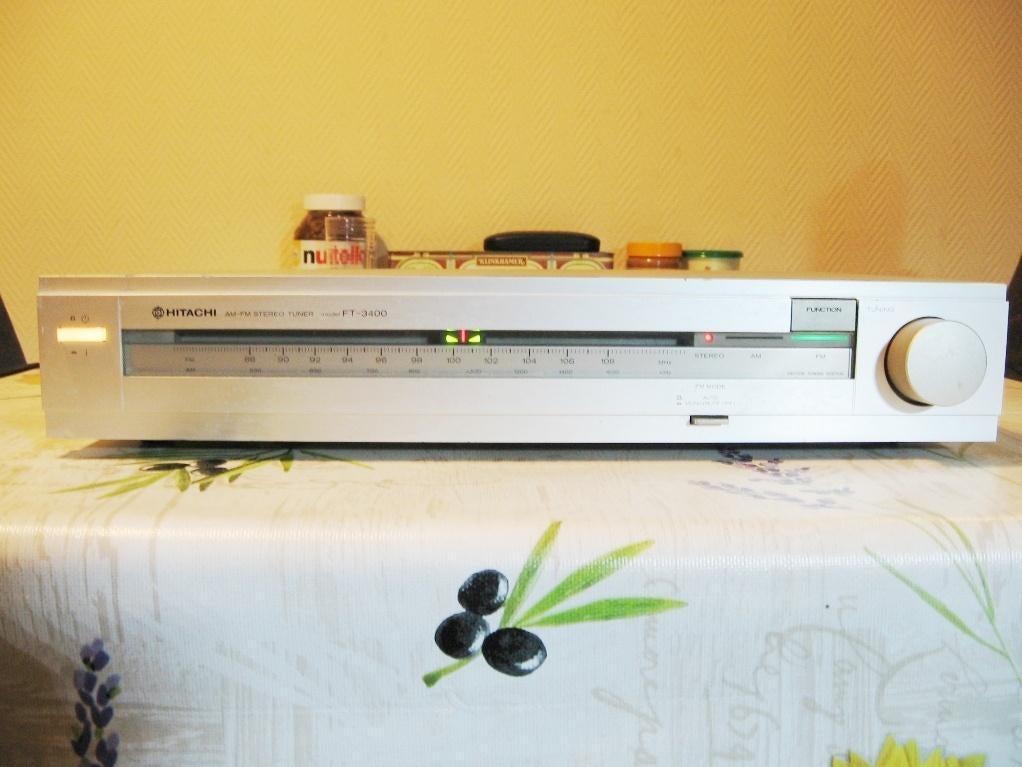 Hitachi FT-3400 tuner serviced, Ophalen of Verzenden, Gebruikt, Analoog