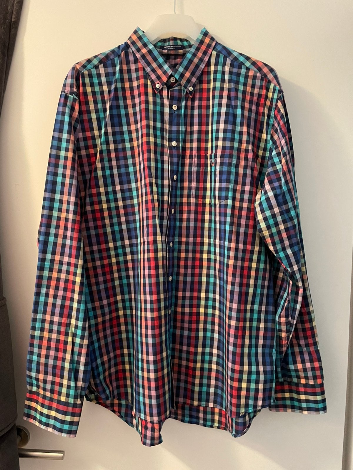 Gant overhemd 3XL, Kleding | Heren, Ophalen of Verzenden, Zo goed als nieuw, Blauw, Overige halswijdtes