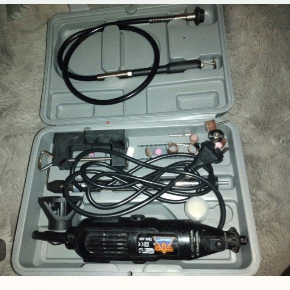 TOP CRAFT TBM-40F Mini Boormachine Set, Doe-het-zelf en Verbouw, Ophalen of Verzenden, Gebruikt, Minder dan 400 watt, Boormachine
