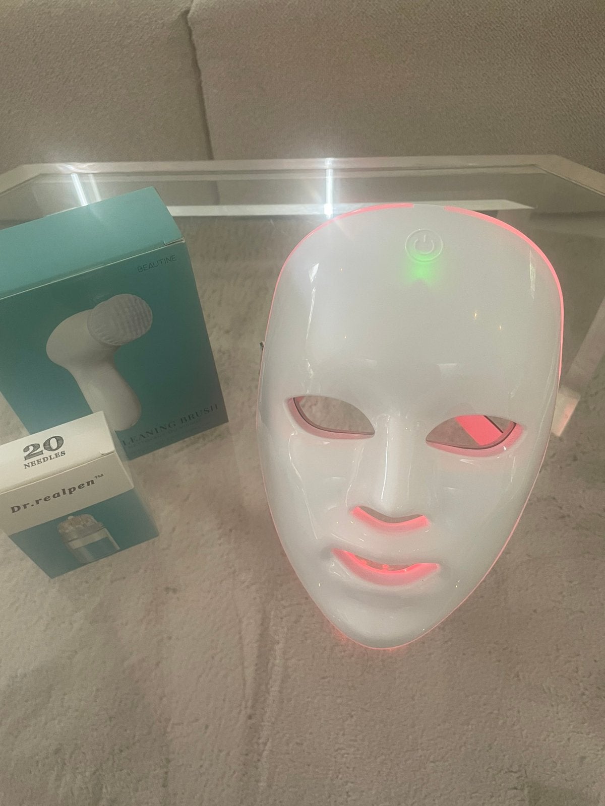 Gezichts masker LED nieuw! Met accessoires, Ophalen of Verzenden, Zo goed als nieuw, Overige typen