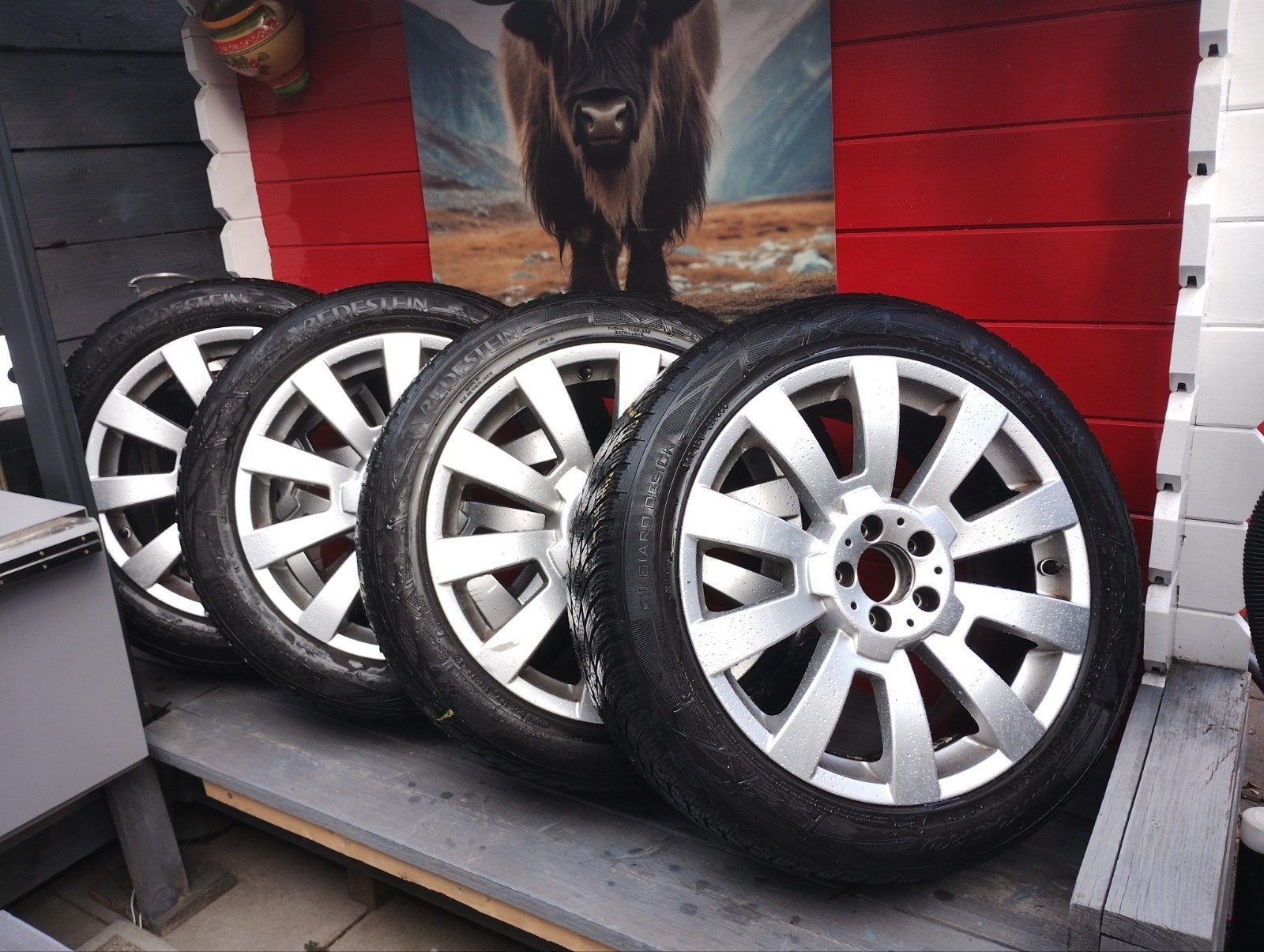 Origineel Mercedes 19" velgen GLK Vito V C E klasse, Auto-onderdelen, Gebruikt, 255 mm, Banden en Velgen, Winterbanden