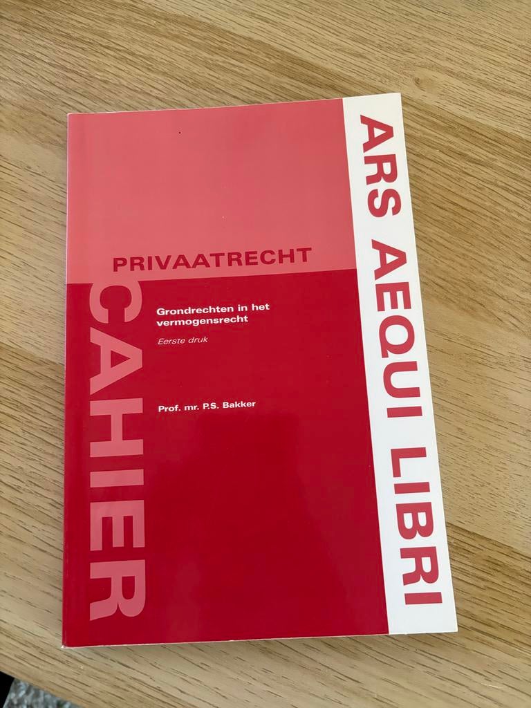 Grondrechten in het vermogensrecht - P.S. Bakker (15e druk), Boeken, Studieboeken en Cursussen, Verzenden, Gamma, Gelezen, WO