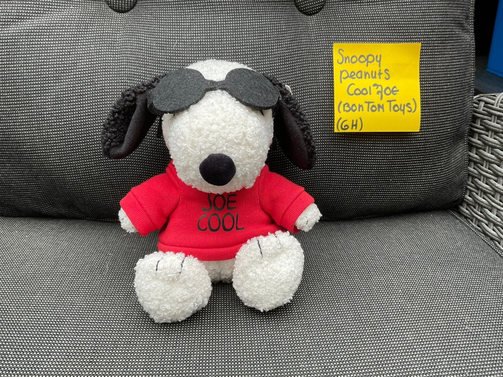 Nieuwe Bon Ton Toys JOE COOL Peanuts of Snoopy knuffel, Ophalen, Snoopy, Nieuw, Beeldje of Figuurtje