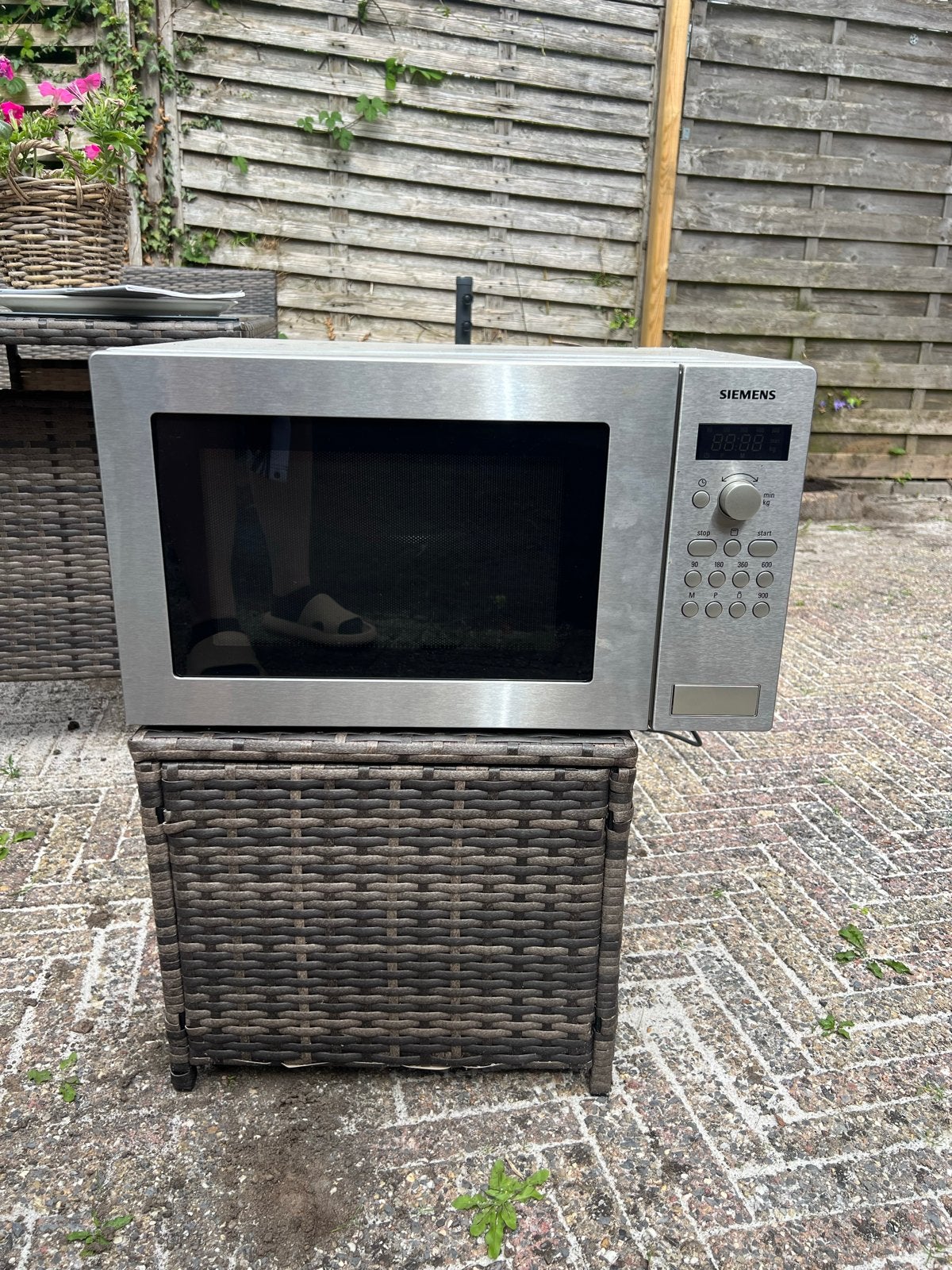 Siemens Magnetron met Grillfunctie, inclusief rooster en boe, Ophalen, Gebruikt, Grill, Magnetron