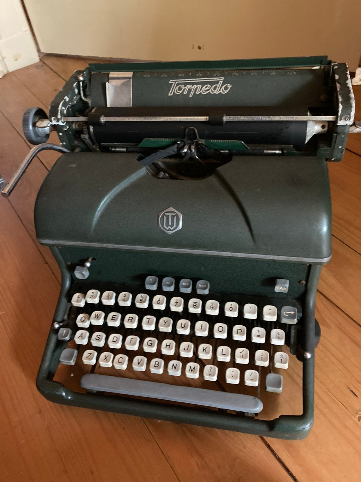 Typemachine Torpedo, Ophalen of Verzenden