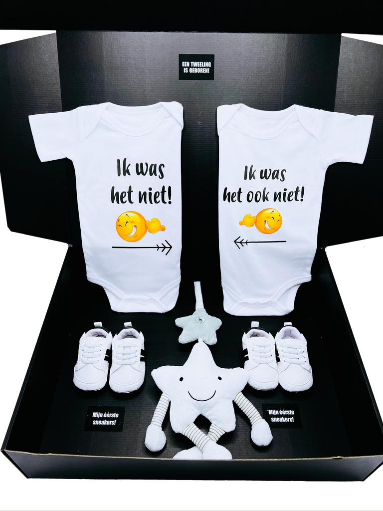 Kraamcadeau tweeling - cadeau geboorte tweeling, Kinderen en Baby's, Kraamcadeaus en Geboorteborden, Ophalen of Verzenden