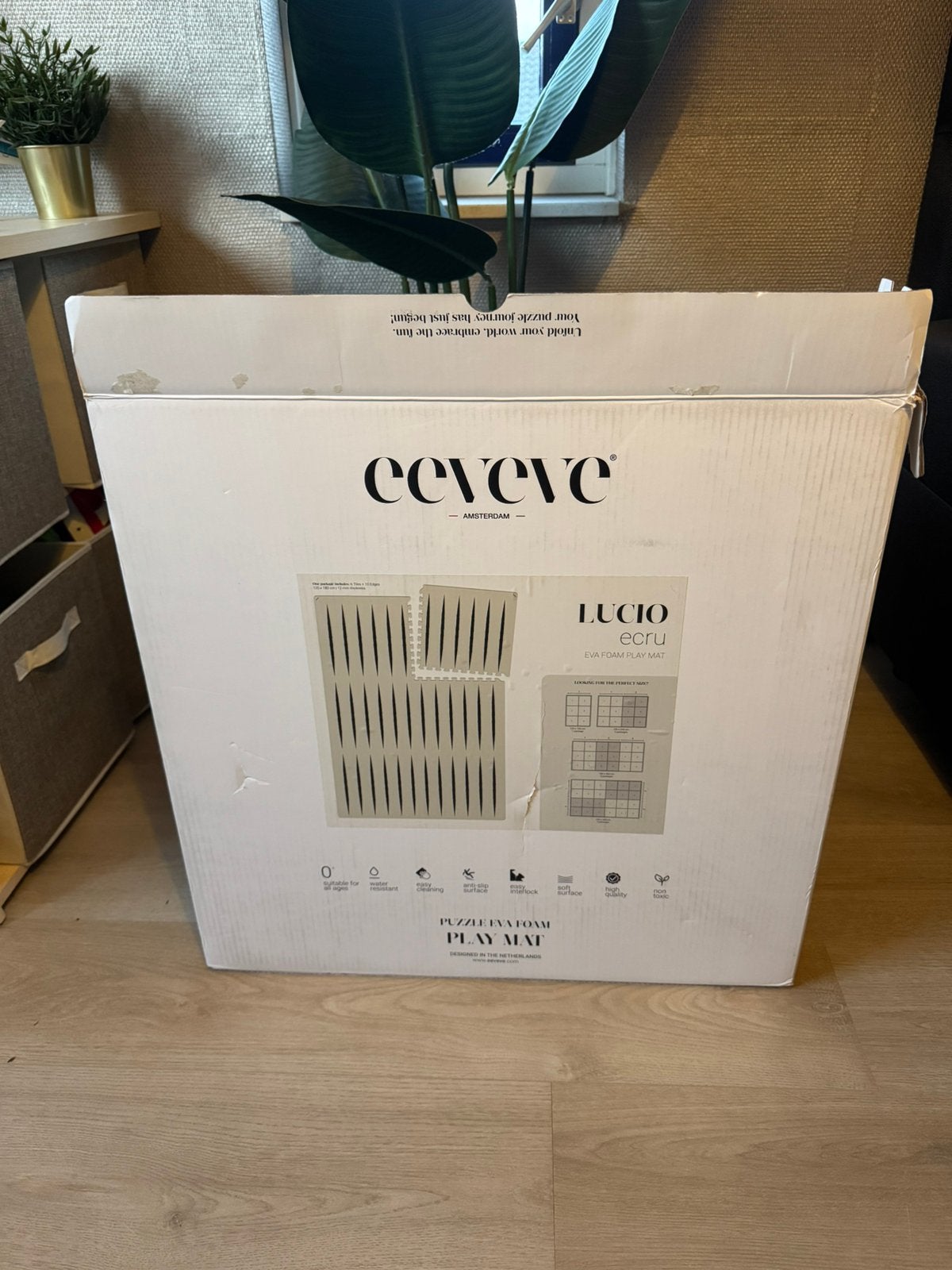 Eeveve speelmat 2 pakken 12 stukken 180 x 240, Ophalen, Gebruikt