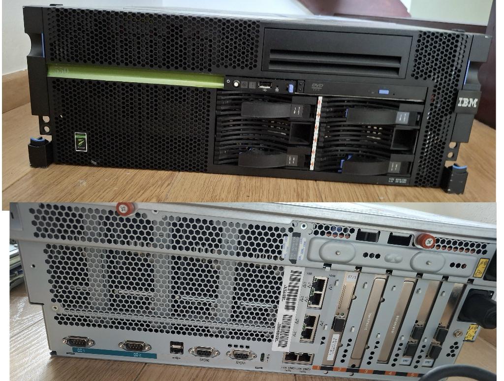 IBM Power 550 - 8204-E8A - 8 procs - 96 GB mem, Computers en Software, Servers, Ophalen, Gebruikt, 64 GB, 600 GB diskopslag