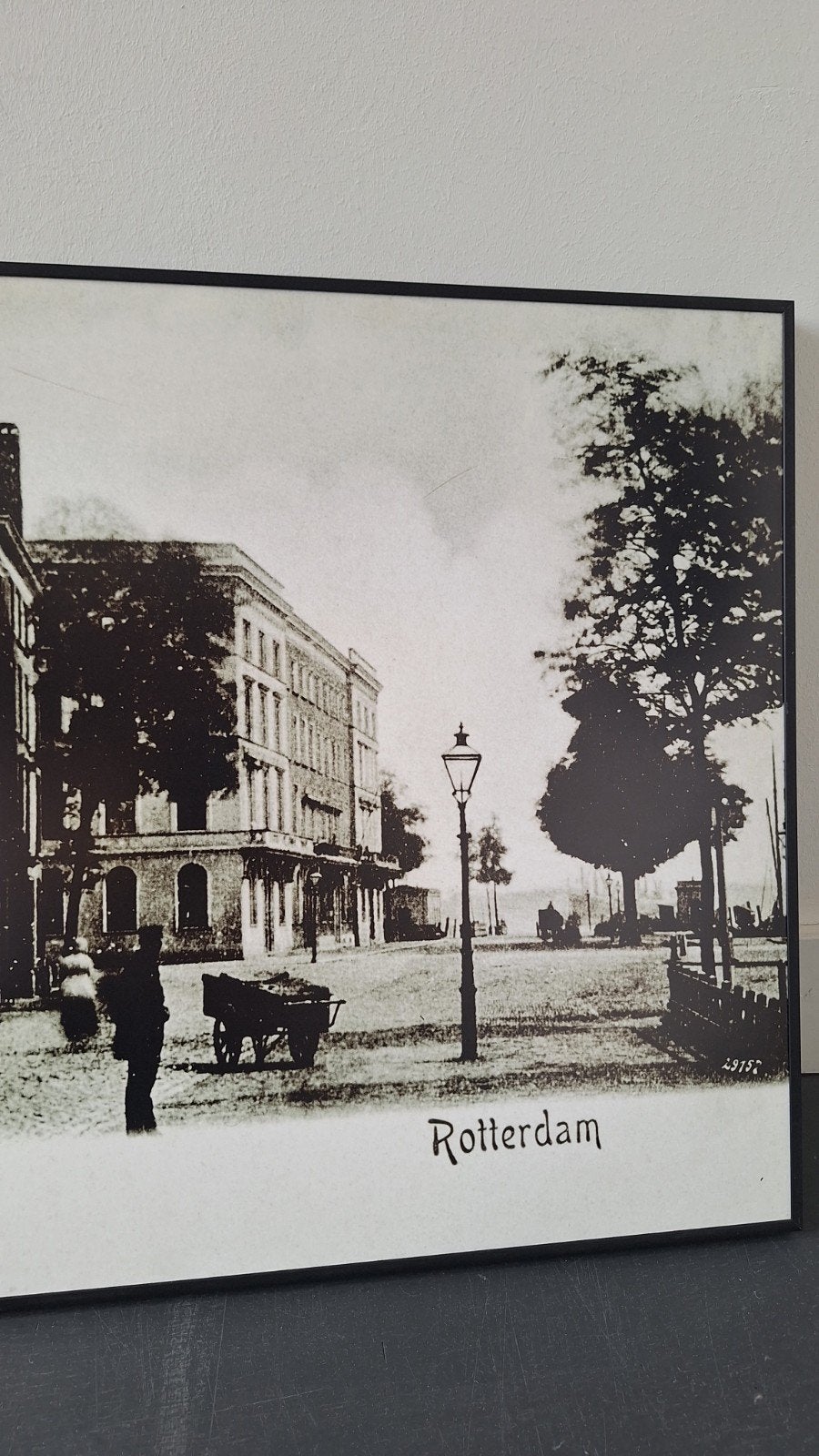 Historische foto Rotterdam: Hotel Leijgraaff, Willemsplein, 50 – 75, Gebruikt, Ophalen of Verzenden, Foto of Poster